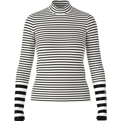 Gestreiftes Langarmshirt , Damen, Größe: M - Marc Cain - Modalova