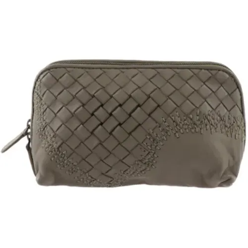 Pre-owned Clutches, female, , Size: ONE SIZE Pre-owned Leather clutches - Bottega Veneta Vintage - Modalova