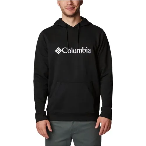 Basic Logo Hoodie Schwarz , Herren, Größe: S - Columbia - Modalova