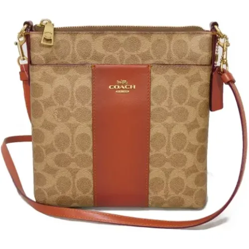 Pre-owned Cross Body Bags, female, , Size: ONE SIZE Pre-owned Canvas shoulder-bags - Coach Pre-owned - Modalova