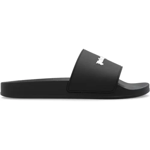 Slides with logo , female, Sizes: 7 UK, 2 UK, 3 UK - Palm Angels - Modalova