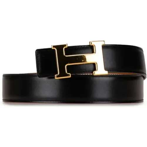 Pre-owned Belts, female, , Size: ONE SIZE Pre-owned Leather belts - Hermès Vintage - Modalova