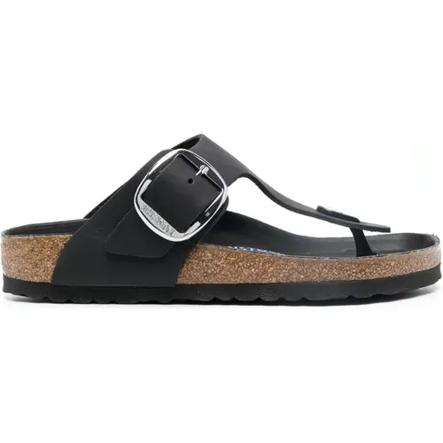 Gizeh Oiled Leather Sandals , female, Sizes: 6 UK, 8 UK - Birkenstock - Modalova