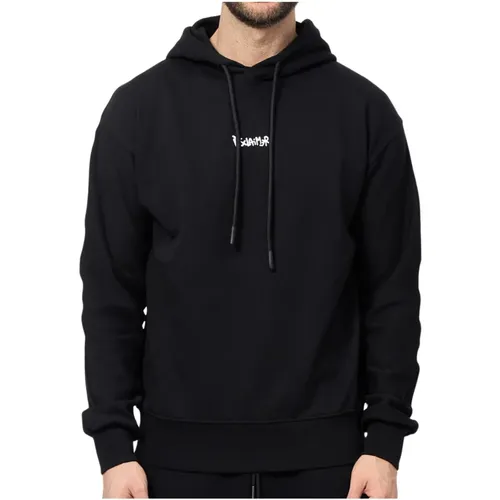 Hoodies, male, , Size: 2XL Urban Hoodie Sweatshirt - Disclaimer - Modalova