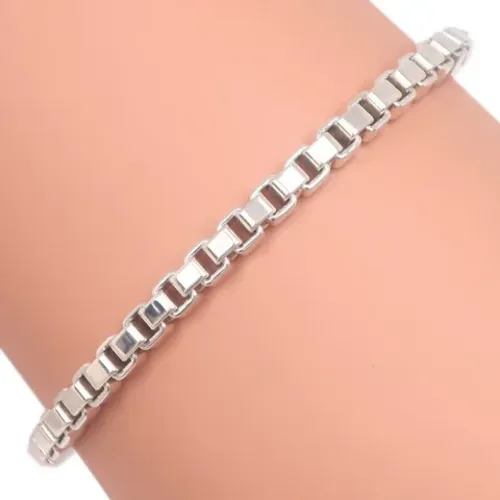 Pre-owned Jewellery, female, , Size: ONE SIZE Pre-owned Silver bracelets - Tiffany & Co. Pre-owned - Modalova