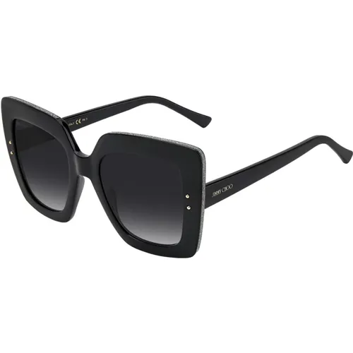 Auri/G/S Sunglasses, /Grey Shaded , female, Sizes: 53 MM - Jimmy Choo - Modalova