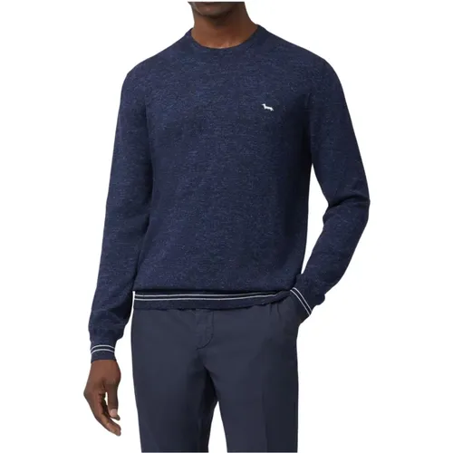 Men's Linen Blend Sweater , male, Sizes: XL, L - Harmont & Blaine - Modalova