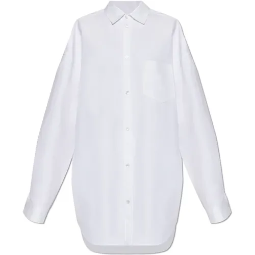 Oversize-Shirt mit Taschen - Balenciaga - Modalova