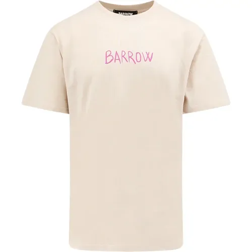 Kultiges Logo Baumwoll T-Shirt,Bedrucktes Hemd,Teddy Sketch Oversized Baumwoll T-shirt - Barrow - Modalova