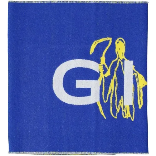Winter Scarves, male, , Size: ONE SIZE Logo Wool Scarf - Givenchy - Modalova