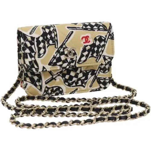 Pre-owned Cotton chanel-bags , female, Sizes: ONE SIZE - Chanel Vintage - Modalova