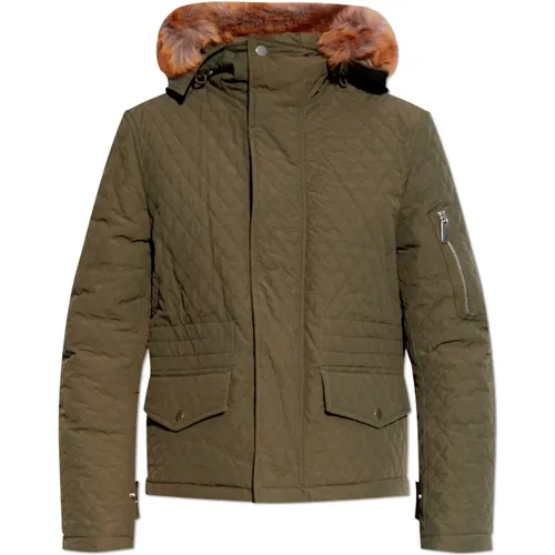 Jacke mit abnehmbarem Kragen - Burberry - Modalova