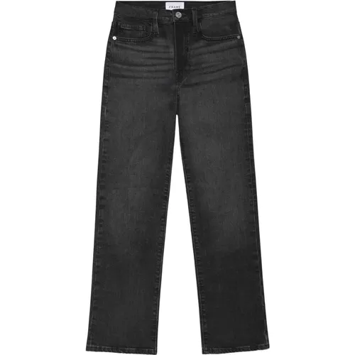 Moderne Straight Ankle Jeans , Damen, Größe: W28 - Frame - Modalova