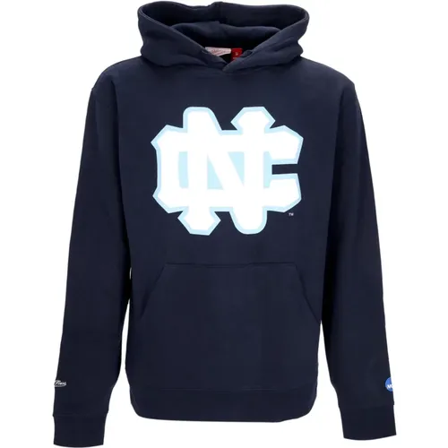 Hoodies, male, , Size: M North Carolina Tar Heels Logo Hoodie - Mitchell & Ness - Modalova