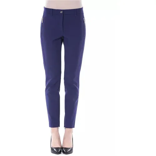 Zip Pocket Slim Fit Trousers , female, Sizes: M, L, S, XL - Byblos - Modalova