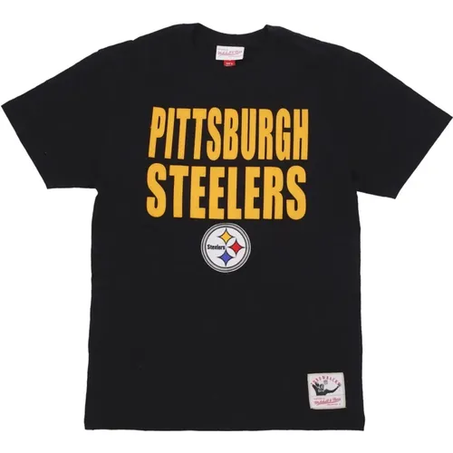 T-Shirts, male, , Size: XL Pittsburgh Steelers NFL Tee Shirt - Mitchell & Ness - Modalova