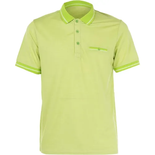 Elegantes grünes Poloshirt , Herren, Größe: S - CASHMERE COMPANY - Modalova