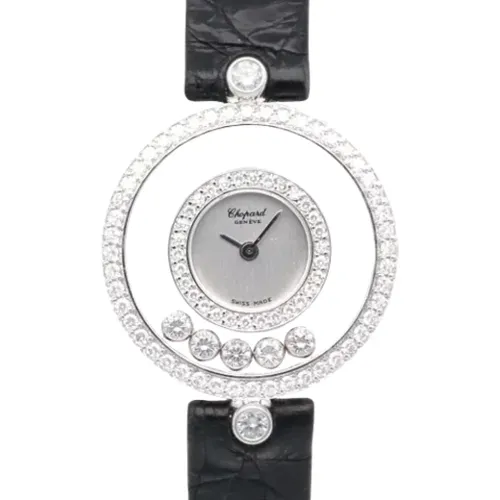 Pre-owned Watches, female, , Size: ONE SIZE Pre-owned White Gold watches - Chopard Pre-owned - Modalova