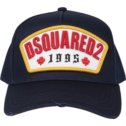 Caps, male, , Size: ONE SIZE Classic Logo Baseball Cap - Dsquared2 - Modalova