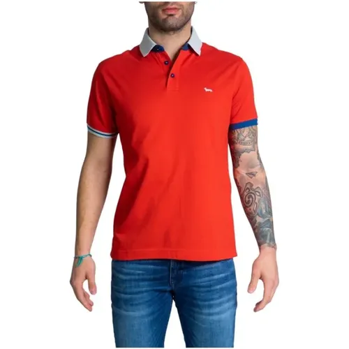 Polo Shirt Spring/Summer Short Sleeve , male, Sizes: S - Harmont & Blaine - Modalova