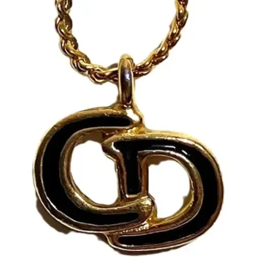 Pre-owned Jewellery, female, , Size: ONE SIZE Pre-owned Gold dior-jewelry - Dior Vintage - Modalova