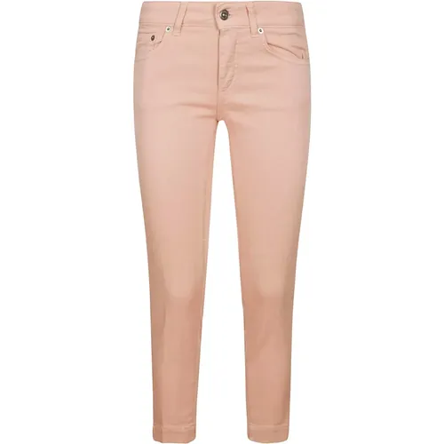 Rosa Skinny Jeans für Frauen , Damen, Größe: W30 - Dondup - Modalova