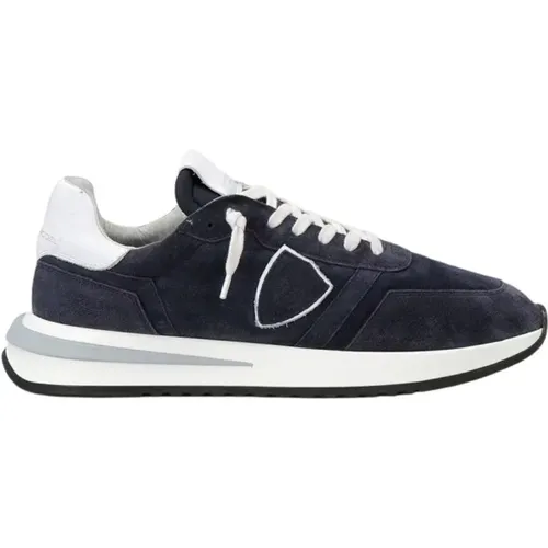 Blaue Tropez 2.1 Low Top Sneakers , Herren, Größe: 40 EU - Philippe Model - Modalova