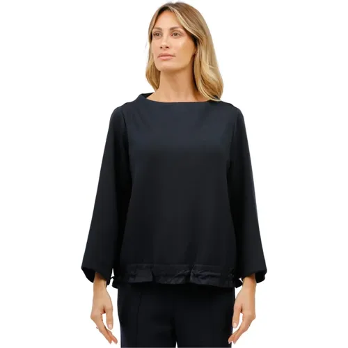 Scuba Stoff Top , Damen, Größe: 2XS - MeiMeiJ - Modalova