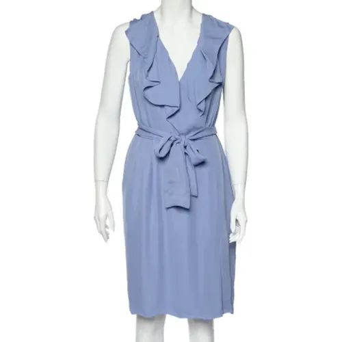 Pre-owned Seide dresses , Damen, Größe: L - Valentino Vintage - Modalova