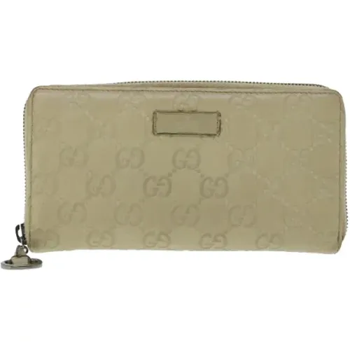 Pre-owned Wallets, female, , Size: ONE SIZE Pre-owned Canvas wallets - Gucci Vintage - Modalova