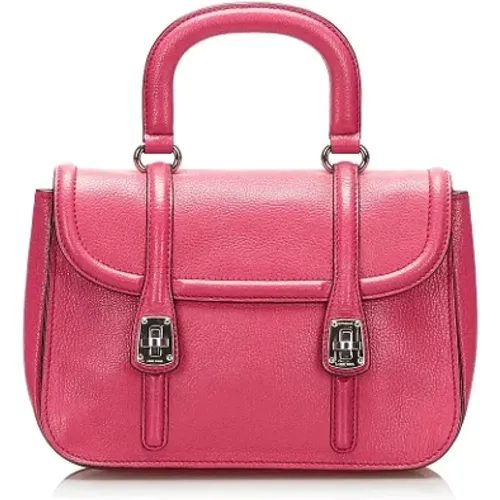 Pre-owned Leather handbags , female, Sizes: ONE SIZE - Miu Miu Pre-owned - Modalova