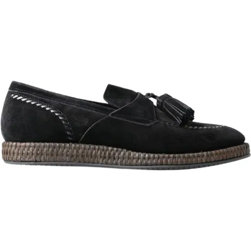 Elegant Suede Espadrilles Sneakers , male, Sizes: 11 UK - Dolce & Gabbana - Modalova