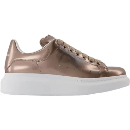 Leather sneakers , female, Sizes: 6 UK - alexander mcqueen - Modalova