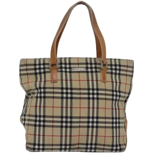 Pre-owned Canvas handbags , female, Sizes: ONE SIZE - Burberry Vintage - Modalova