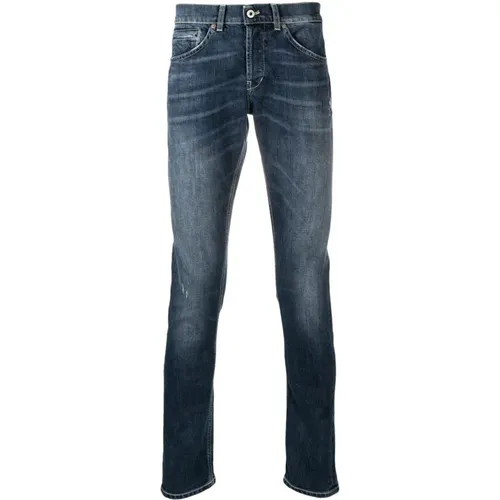 George 800 Trousers , male, Sizes: W31 - Dondup - Modalova