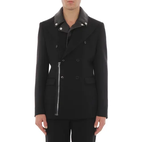 Blazers, male, , Size: L Sleek Jacket for Men - Moschino - Modalova