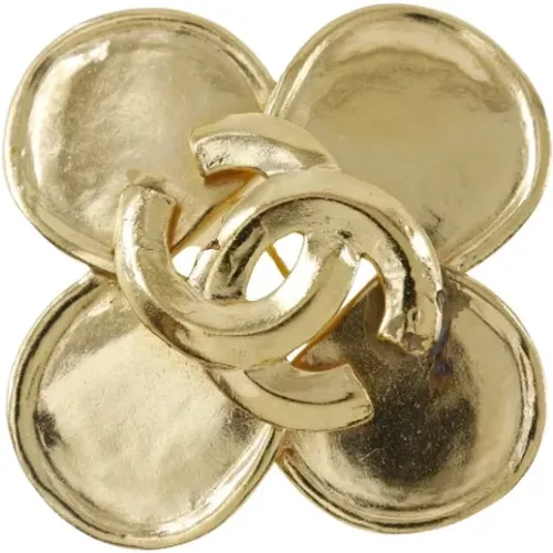 Pre-owned Jewellery, female, , Size: ONE SIZE Pre-owned Metal brooches - Chanel Vintage - Modalova