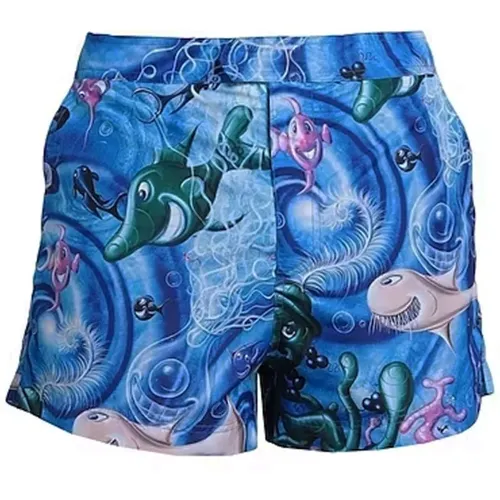 Blaue Polyester Shorts Ss22 Dior - Dior - Modalova