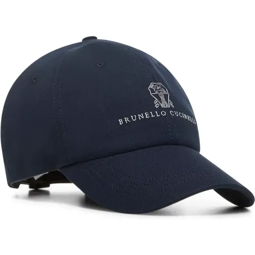 Caps, male, , Size: M Baseball Cap - BRUNELLO CUCINELLI - Modalova