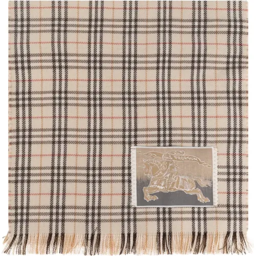 Winter Scarves, unisex, , Size: ONE SIZE Wool scarf - Burberry - Modalova