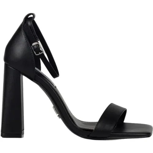 Leather High Heel Sandals , female, Sizes: 5 1/2 UK, 6 UK - Steve Madden - Modalova
