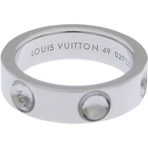 Pre-owned White Gold rings , female, Sizes: ONE SIZE - Louis Vuitton Vintage - Modalova