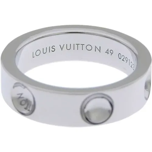 Pre-owned Jewellery, female, , Size: ONE SIZE Pre-owned White Gold rings - Louis Vuitton Vintage - Modalova