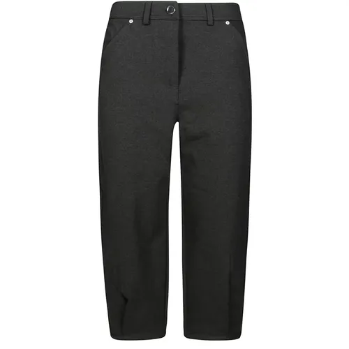 Flache Hose Stoffpunkt , Damen, Größe: 2XS - pinko - Modalova