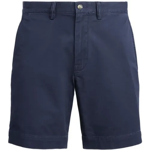 Blaue Chino-Shorts mit Stretch-Passform , Herren, Größe: W31 - Ralph Lauren - Modalova