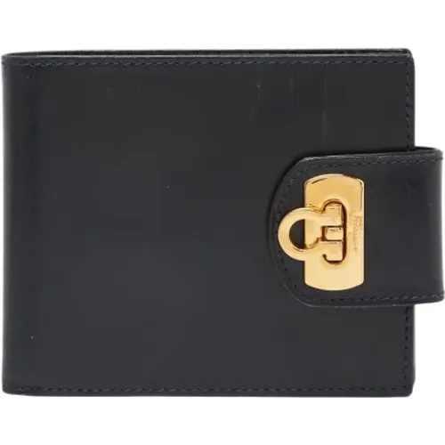 Pre-owned Wallets, female, , Size: ONE SIZE Pre-owned Leather wallets - Salvatore Ferragamo Pre-owned - Modalova