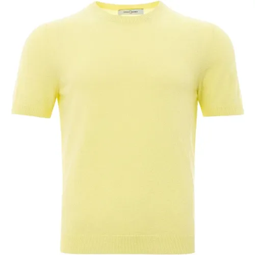 Sunny Cotton Luxury Tee für den anspruchsvollen Gentleman , Herren, Größe: L - Gran Sasso - Modalova