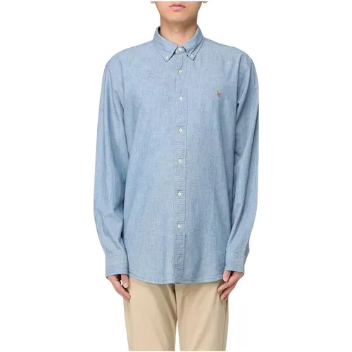 Casual Shirts, male, , Size: XL Long Sleeve Casual Shirt - Polo Ralph Lauren - Modalova