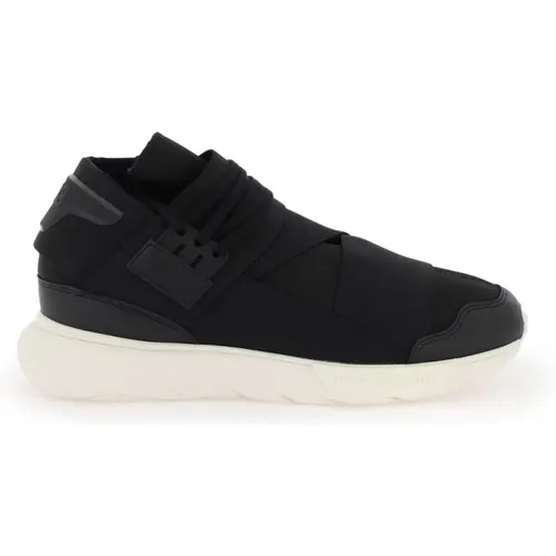 Niedrige Qasa Sneakers mit Stretch-Mesh und Lederdetails , Herren, Größe: 41 EU - Y-3 - Modalova