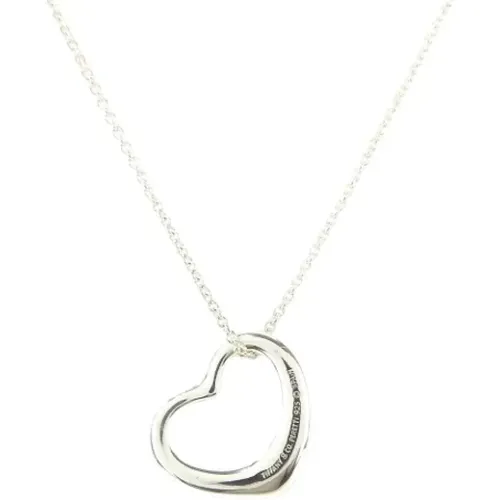 Pre-owned Jewellery, female, , Size: ONE SIZE Pre-owned Silver necklaces - Tiffany & Co. Pre-owned - Modalova